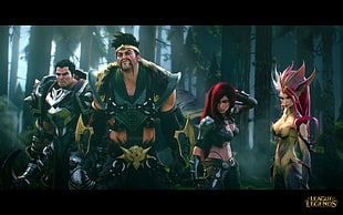 League of Legends, Zyra, Darius, Draven HD wallpaper