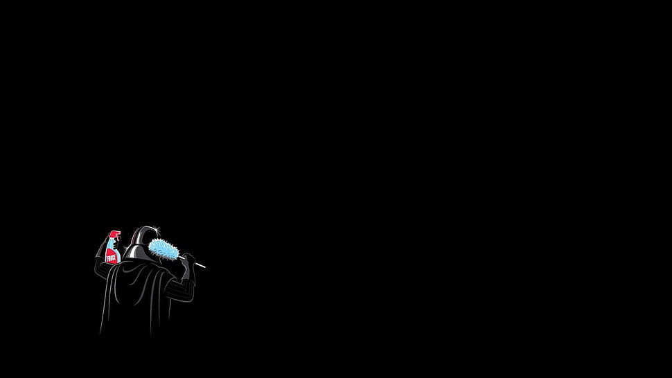 Darth Vader illustration, simple, simple background, Darth Vader, helmet HD wallpaper