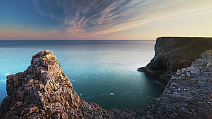 cliff view photography HD wallpaper