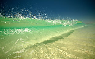 ocean waves, sea, nature, waves, water