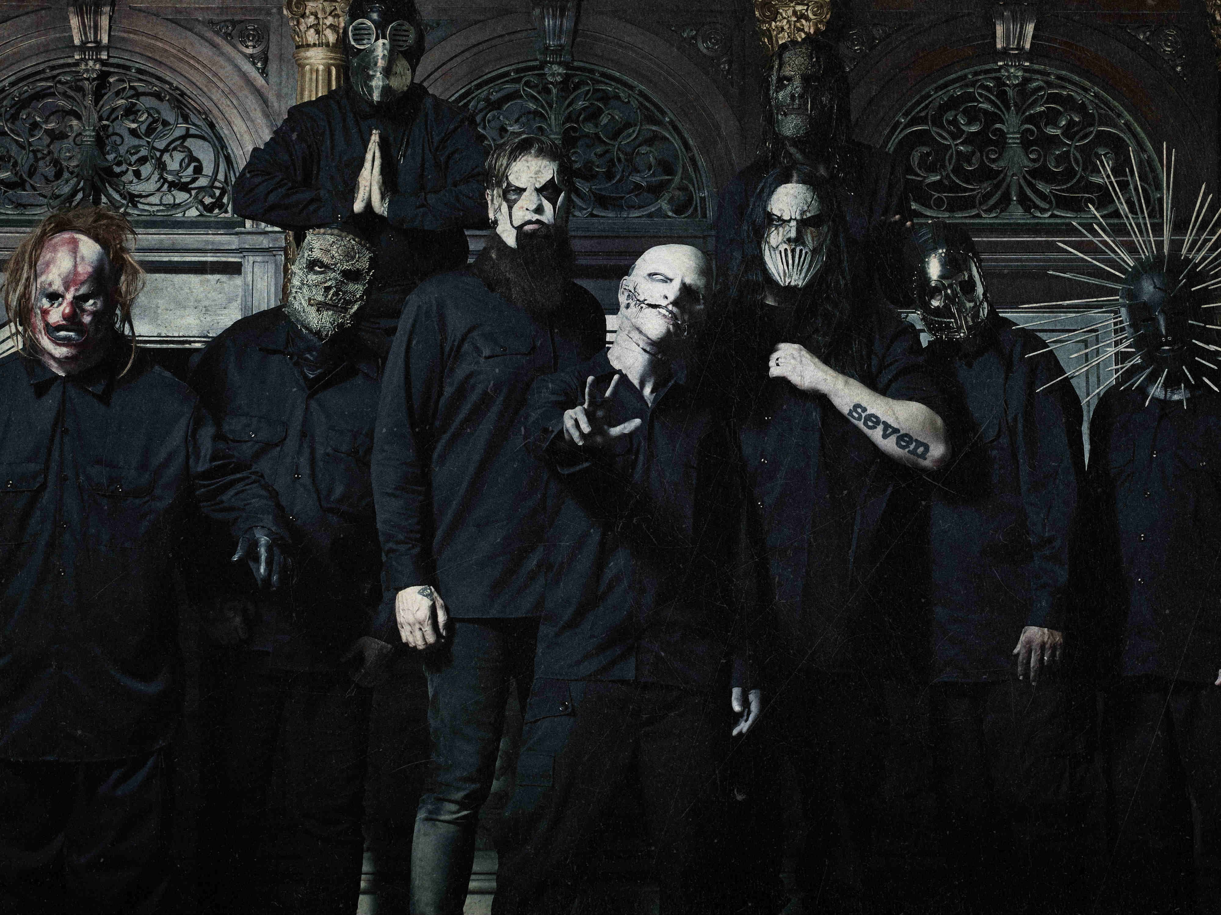 Men S Black Long Sleeved Top Slipknot Hd Wallpaper Wallpaper Flare