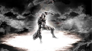 silver Iron-Man wallpaper, Iron Man