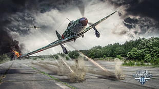 World Warplanes illustration, World of Warplanes, warplanes, airplane, wargaming HD wallpaper