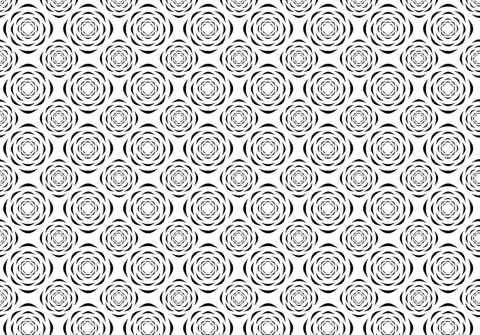 Circles,  Background,  Bright,  White HD wallpaper