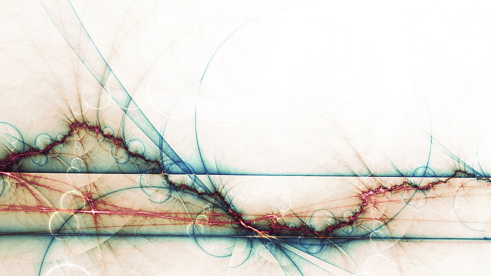 white, blue, and red abstract photo HD wallpaper