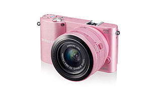 pink Samsung compact camera