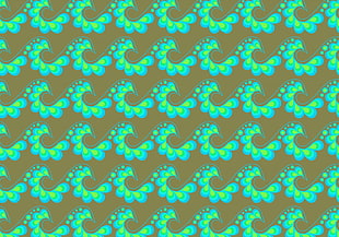 multicolored kaleidoscope digital wallpaper