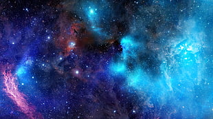 galaxy painting HD wallpaper