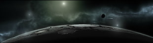 closeup photo of universe HD wallpaper