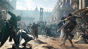 Assassin's Creed game digital wallpaper, video games, Assassin's Creed: Unity, Assassin's Creed HD wallpaper