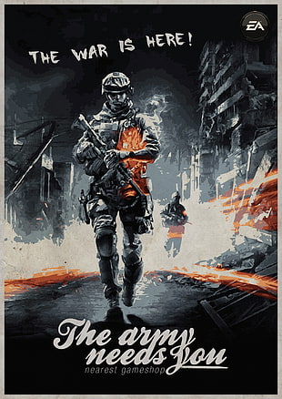 The Army Needs You game case, Battlefield, Battlefield 3