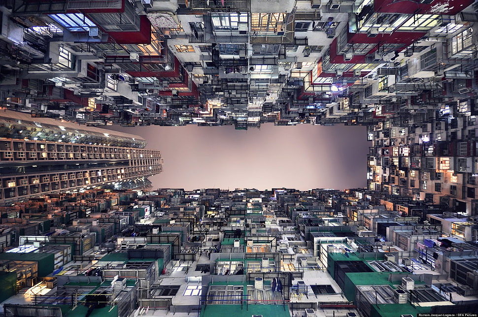 high rise buildings, architecture, cityscape, building, Hong Kong HD wallpaper