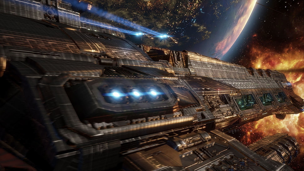 science fiction, artwork, 3Dmark HD wallpaper