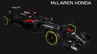 black and red McLaren F1 race car, car, McLaren F1, Formula 1