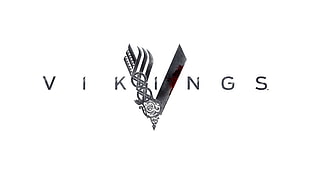 Vikings logo, Vikings (TV series), TV, logo HD wallpaper