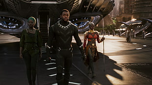 Black Panther movie still screenshot, Marvel Cinematic Universe, Black Panther HD wallpaper