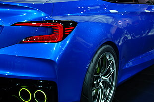 blue sports coupe, Subaru, blue cars, vehicle, car HD wallpaper