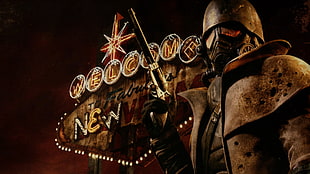 Welcome Texas signage digital wallpaper, Fallout, Fallout: New Vegas
