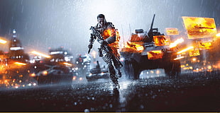 Call of Duty Modern Warfare digital wallpaper, Battlefield 4