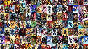assorted-color wallpaper, Marvel Comics, Spider-Man, Hulk, The Punisher