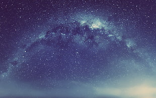 galaxy digital wallpaper, nebula, stars, sky, space