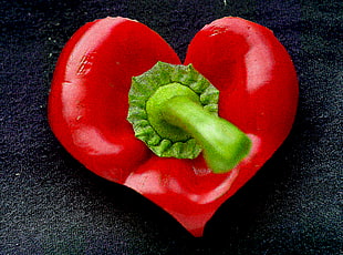 close up image of heart-shaped paper cut art HD wallpaper