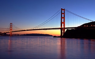 Golden Gate bridge, Golden Gate Bridge, city, urban, river HD wallpaper