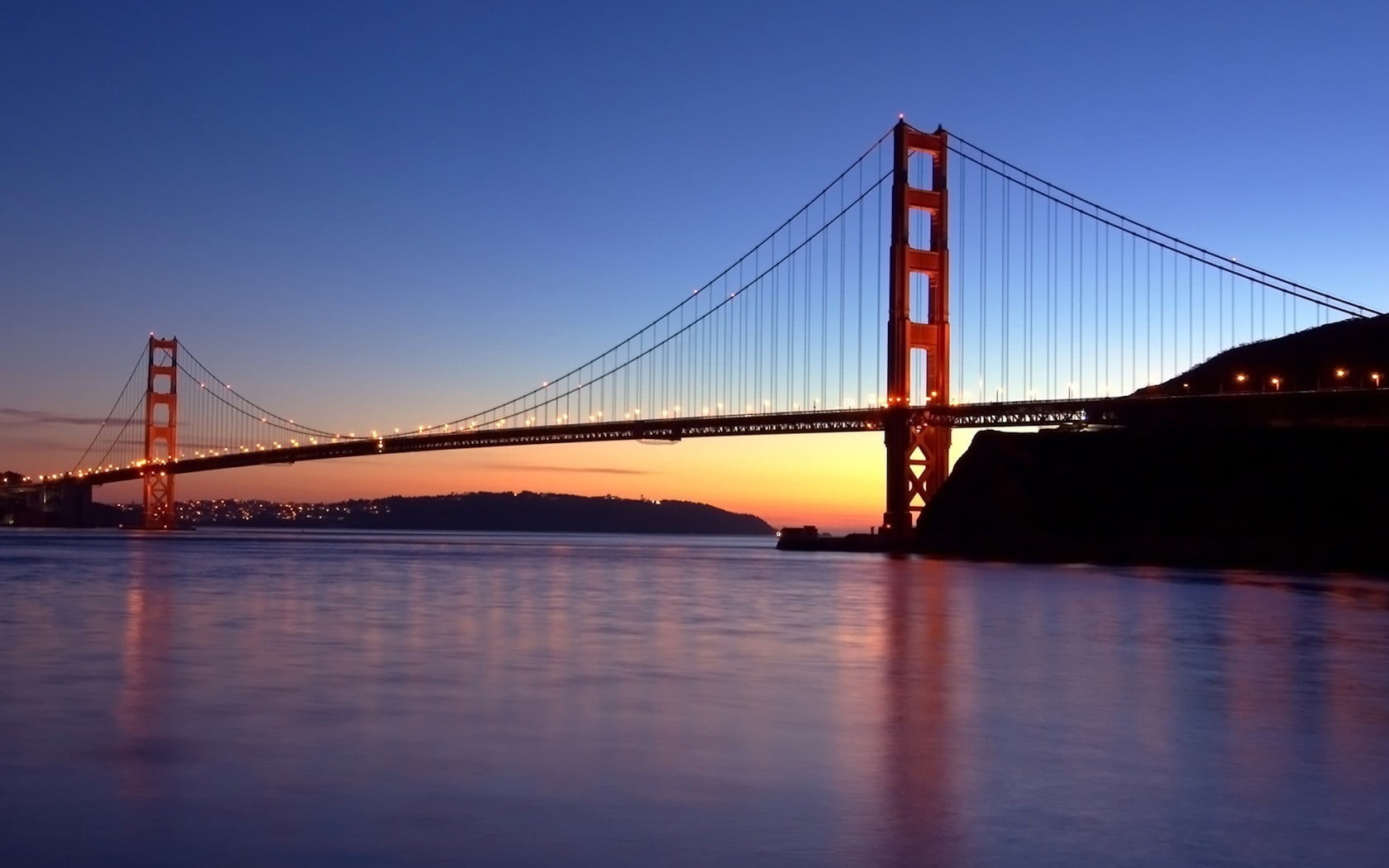 Golden Gate bridge, Golden Gate Bridge, city, urban, river