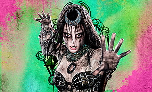 Cara Delevigne as Poison Ivy HD wallpaper