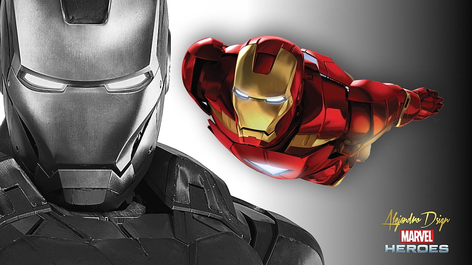 Marvel Iron Man digital wallpaper HD wallpaper