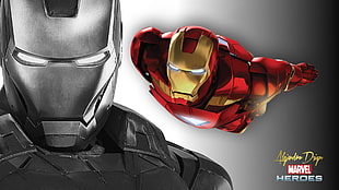 Marvel Iron Man digital wallpaper