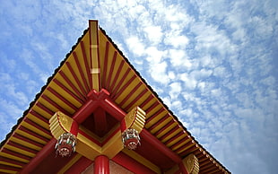 Roof,  China,  Sky,  Patterns HD wallpaper