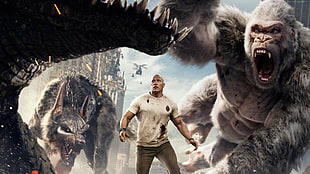 Dwayne Johnson, Rampage, Dwayne Johnson, 4k