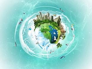 earth illustration