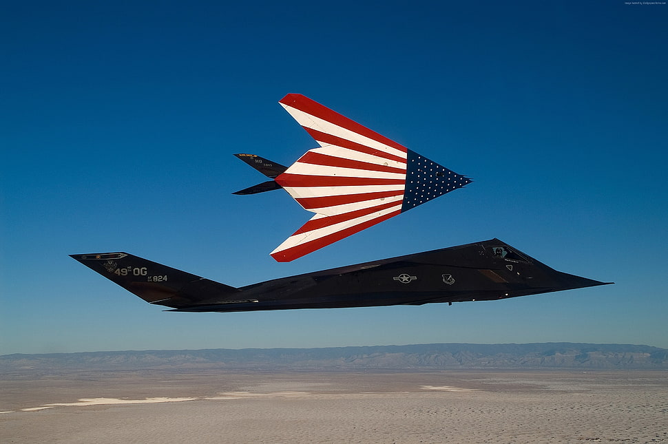 U.S.A flag aircraft HD wallpaper