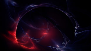 red and blue abstract illustration, abstract, 3D Abstract, 3D fractal, fractal HD wallpaper
