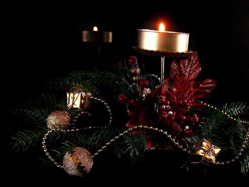 Christmas decors HD wallpaper
