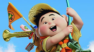 Russell from Up movie, movies, Up (movie), animated movies, Pixar Animation Studios HD wallpaper