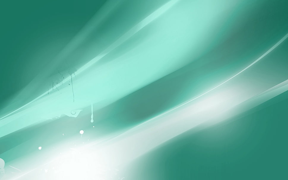 green and white illustration HD wallpaper