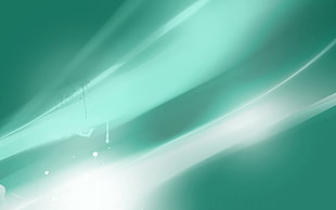 green and white illustration