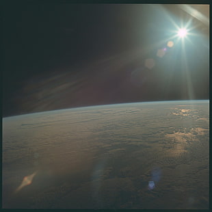 planet earth, Sun HD wallpaper