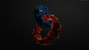 blue and red LED bracelets