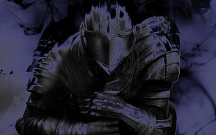 Knight graphic wallpaper, Dark Souls, video games