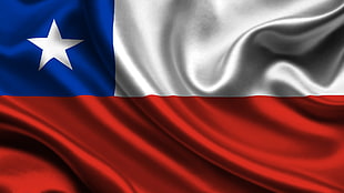 Chile,  Satin,  Flag