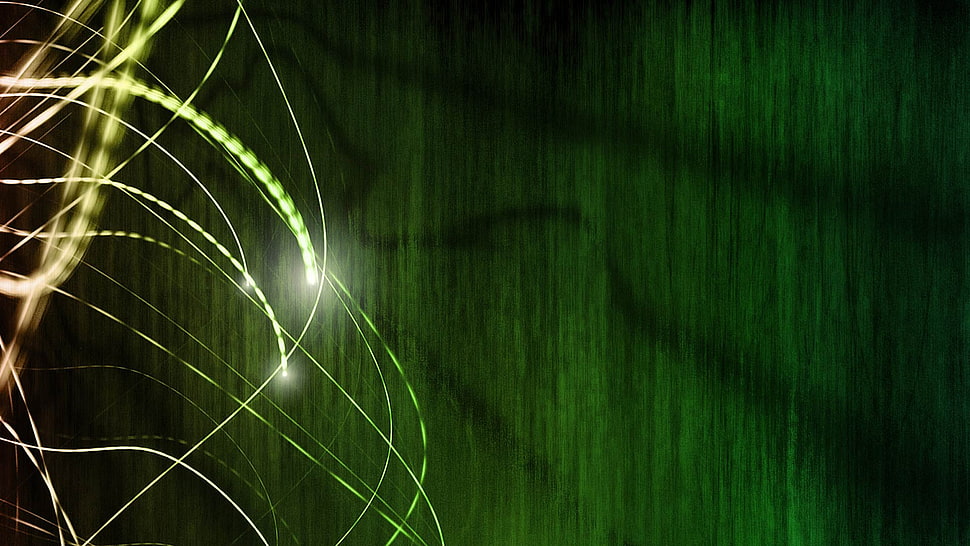 Green,  Yellow,  Lines,  Light HD wallpaper