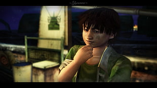 3D animation character screenshot, shenmue, Sega, Dreamcast, video games
