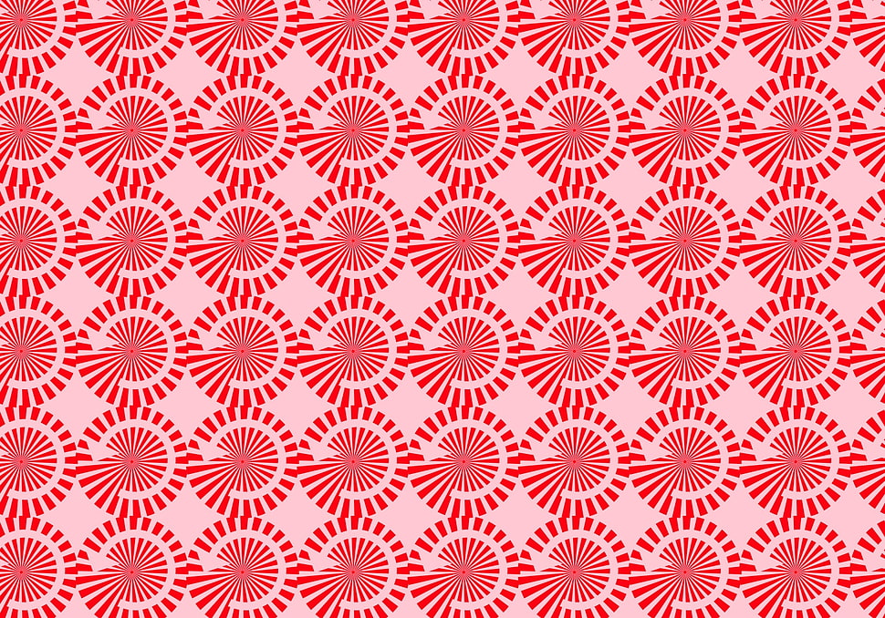 red and white poster HD wallpaper