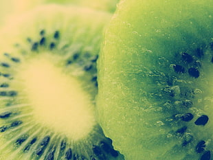 close-up photo of kiwi fruit