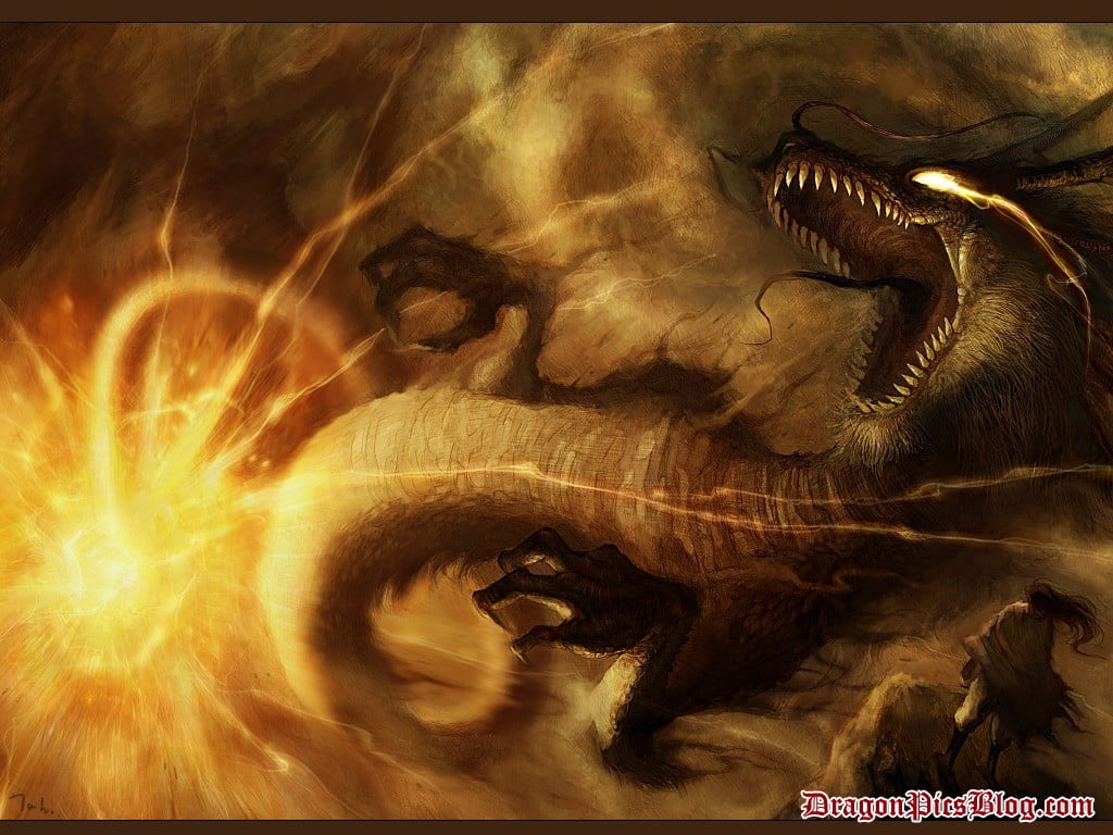 gray and black Dragon wallpaper, artwork, dragon, fantasy art