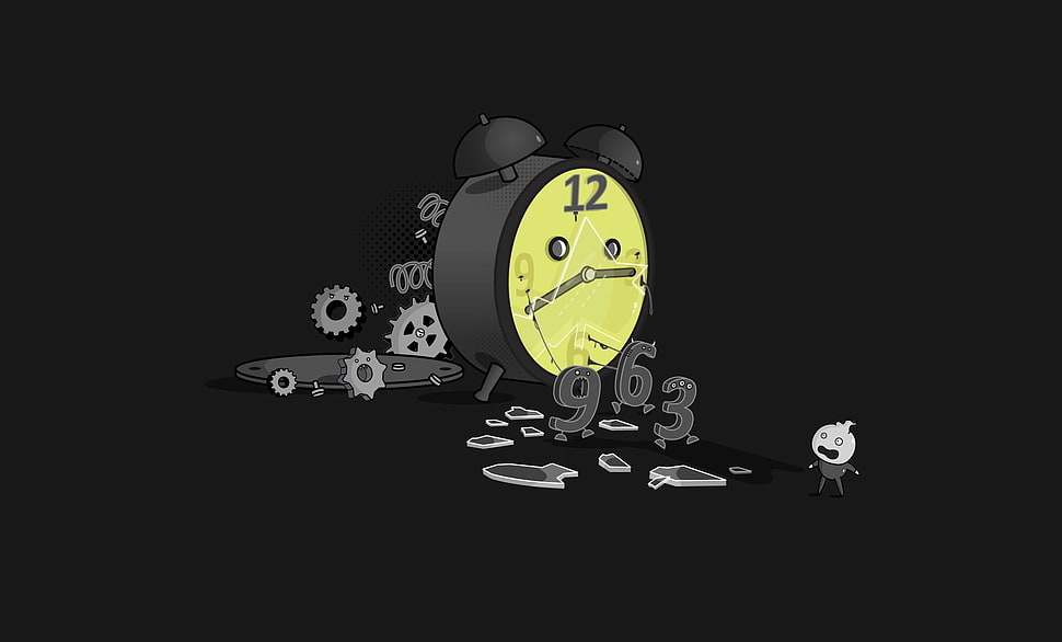 alarm clock clipart HD wallpaper